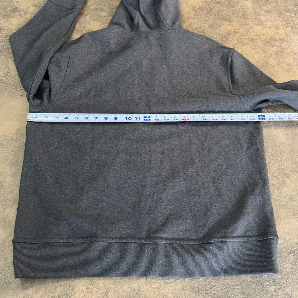 Banana Republic Mixed Media Full-Zip Hoodie Mens Large Gray 705101-00